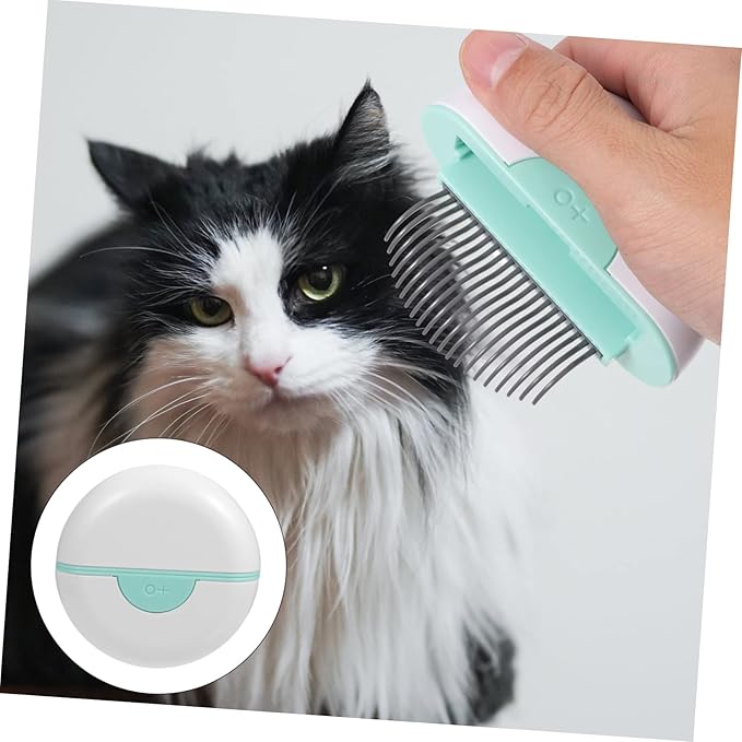 TOYANDONA Cat Grooming Brush 2 in 1 Cat Hair Removal Comb Massage Function PET Grooming Tool for Shedding and Cleaning and Kittens