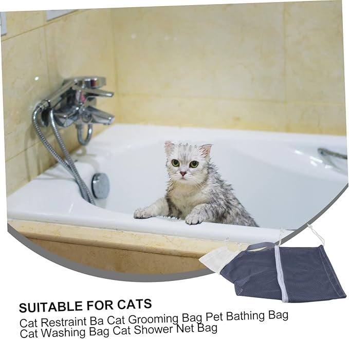 Breathable Cat Bathing Bag for Easy Grooming and Nail Trimming for Kittens and Cats for Bathing and Medicine Administration