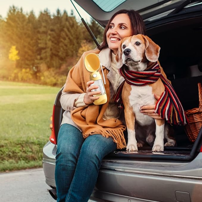 Dog Water Bottle, Leakproof Pet Drinking Bottle, Puppy Watering Dispenser for Walking Camping Outing Personal Pet Supplies Pets Protective Guard 500ml Capacity Professional Grade Authentic Model