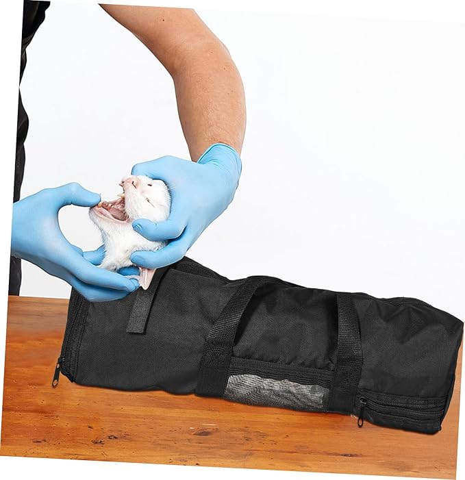 Totority Cat Grooming Bag for Nail Trimming and Bathing Breathable Mesh Cat Carrier Zipper PET Accessory for Easy Grooming and Bathing