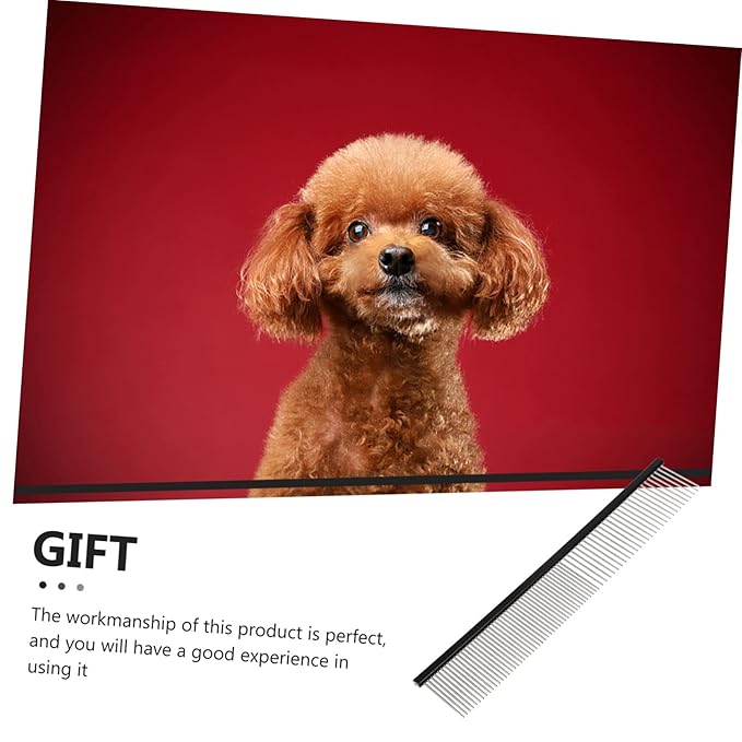 Professional Pet Comb Cat Accessory Portable Fur Comb Dog Supply for Grooming Easy to Use Store