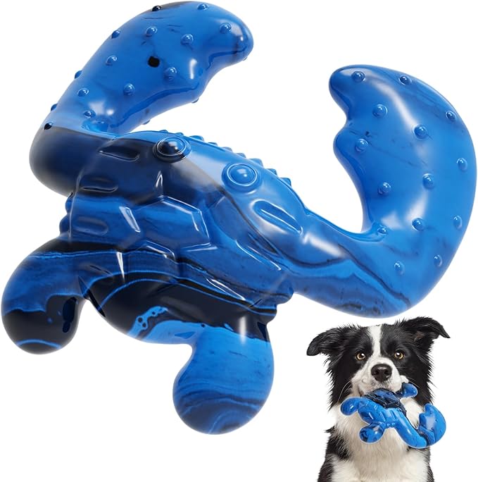 Dog Chew Toys for Aggressive Chewers – Tough Indestructible Dog Toy for Large Dogs, Durable Long-Lasting Chew Bones, Heavy Duty Interactive Dog Toys to Keep Dogs Busy & Relieve Boredom
