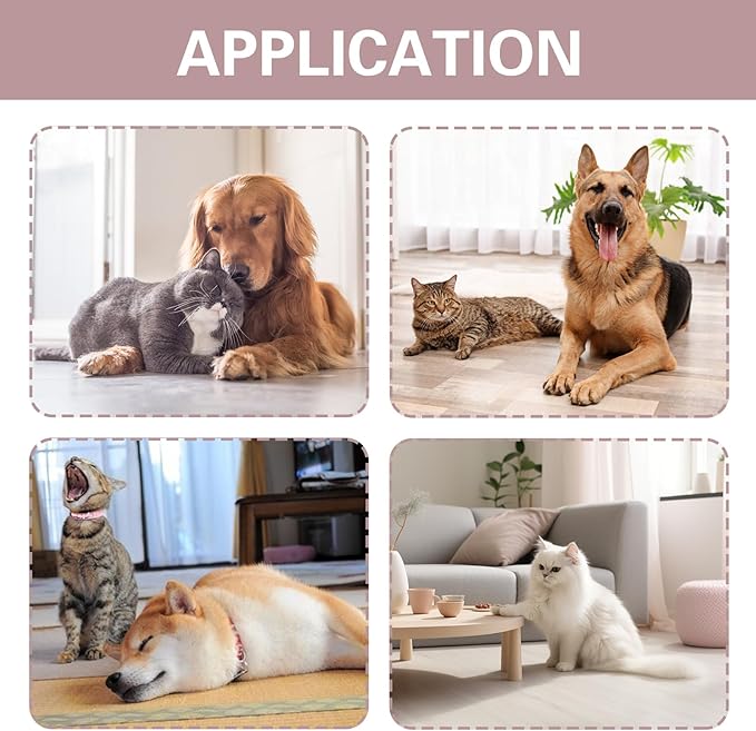 2 PCS Dog Scratching Post Pad, 14.2 x 11.8 Inch / 36 x 30 cm PVC Dog Back Scratcher, Soft Touch Itch Relief Pad, Massage Bed Massage Brush for Wooden Stake Wall Sofa Ground