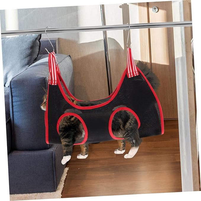 TOYANDONA Grooming Hammock for Pets Breathable Nail Trimming Sling for Dogs and Cats Foldable Design Easy to Clean Comfortable and Durable Grooming Tool