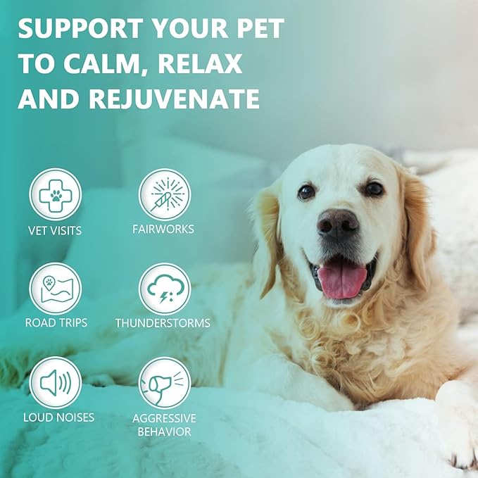 Max Potency Hemp Oil for Dogs Cats - Help Pet Anxiety Stress Pain Inflammation Arthritis Aggressive Relax Sleep Allergies Seizures Relief - Pets Treats Chews Joint Hip Organic Cat Dog Calming Drops