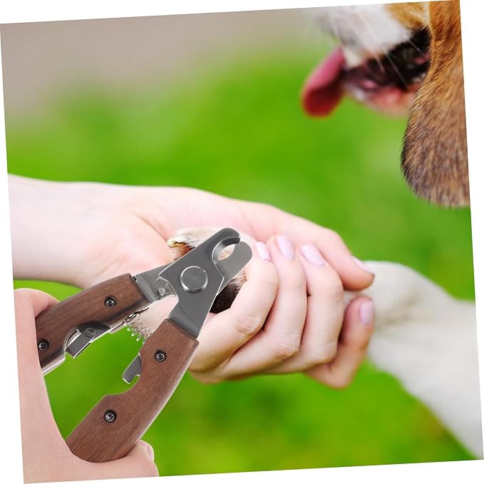 YARNOW Ergonomic Pet Nail Clipper for Cats Dogs Easy Nail Trim Safe Cutting Stainless Steel Pet Grooming Tool