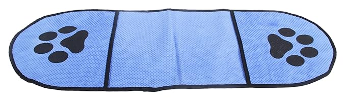 Pet Life ® 'Dry-Aid' Hand Inserted Bathing and Grooming Quick-Drying Microfiber Cat and Dog Pet Towel