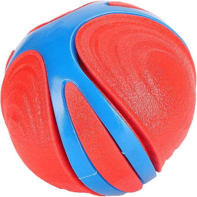 Puppy Chew Toy Solid Dog Balls, 3.5 Inch Bite Trainer Ball - Durable Flexibility, Interactive Pet Chewing Supplies for Anxiety Relief