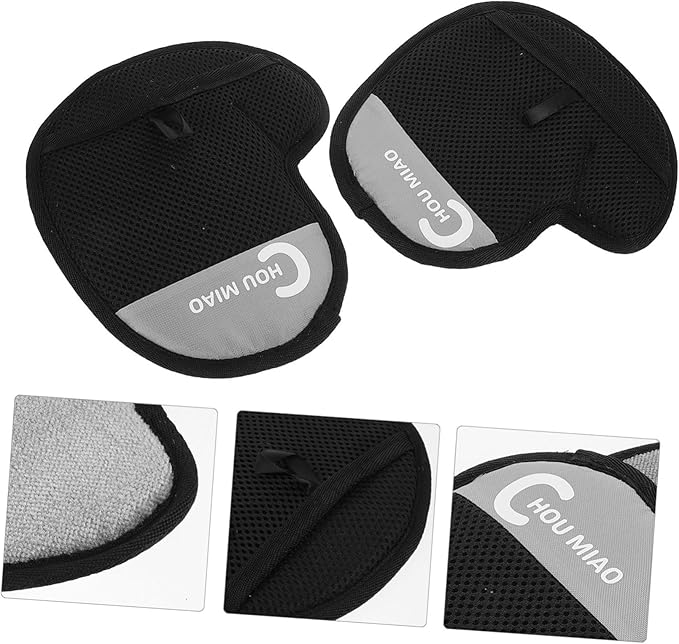 NUOBESTY 2pcs Reusable Double-Sided Pet Hair Removal Mitts with Static Reduction Technology for Cats Dogs Efficient Grooming Gloves for Fur Furniture Carpets and Car Seats Comfortable Fit