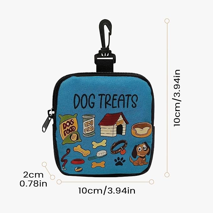 Pet Treat Pouch - Portable Storage Pet Supplies,Dog Treat Waist Pouches for Training - for Walking Outdoor Camping Travel Vacation Hiking Adventure