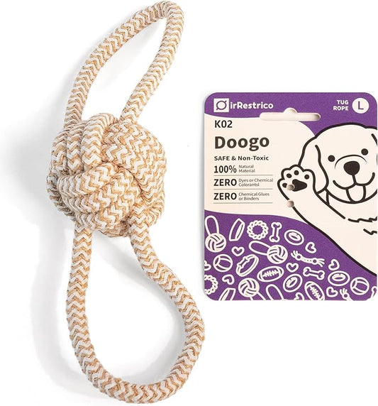 Puppy Chew Toys for Teething, Rope Toys for Dogs Training and Play, Durable Chew Rope for Small and Medium Breeds, L Size