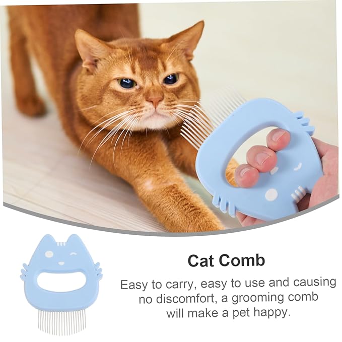 3pcs Comb Pet Hair Brush Wear-resistant Compact Grooming Daily Use Dog Massage Dog Supplies Brush Portable Kitten Multi-function