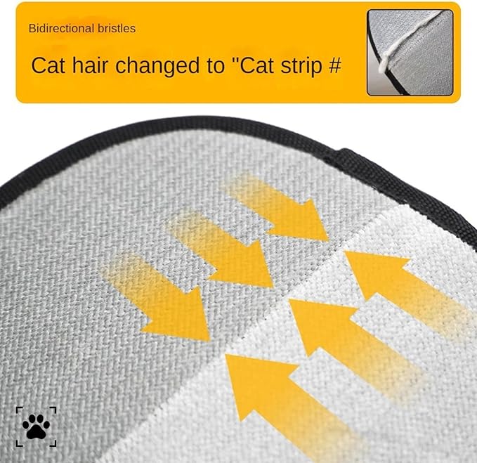 Pet Hair Removal Gloves, cat Hair Cleaner, cat Hair Remover, cat Grooming Tools, Hair Remover, Adhesive Brush, Dog Double-Sided Brush