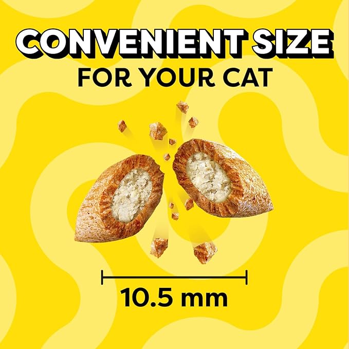 Temptations Cat Treats, Classic Crunchy and Soft Cat Treats, Seafood Medley Flavor, 3 oz. Pouch (Pack of 12)