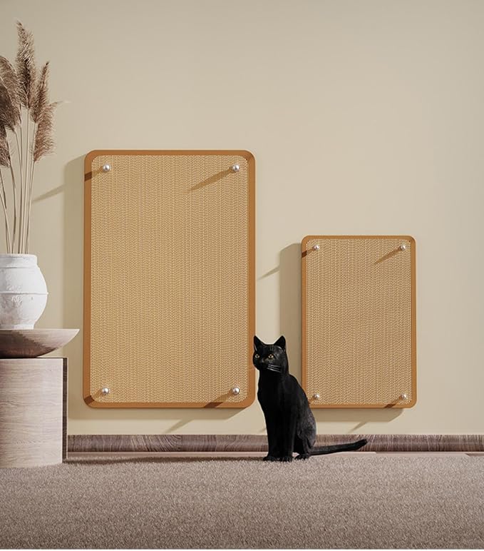 Interactive Cat Scratching Toy - Natural Sisal Activity Mat for Kittens, Engaging Claw Exercise Play Pad, Entertaining Scratch Training Board for Indoor Cats