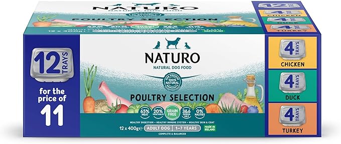 Adult Dog Tray GRAIN-FREE Variety 400g 12pk