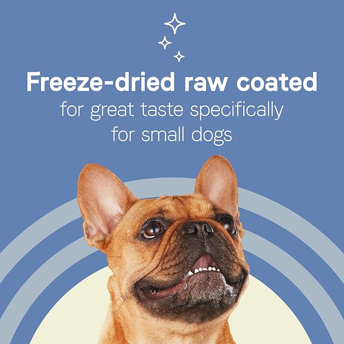 Canidae Pure Petite Premium Freeze-Dried Raw Coated Dog Food for Small Breeds, Real Salmon Recipe, 10 lbs, Grain Free