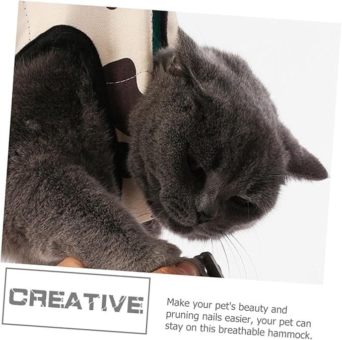 Cat Grooming Hammock for Nail Trimming Pet Hanging Bed for Cats and Dogs Heavy Duty Design Easy to and Store Cozy Oxford for Grooming and Bathing