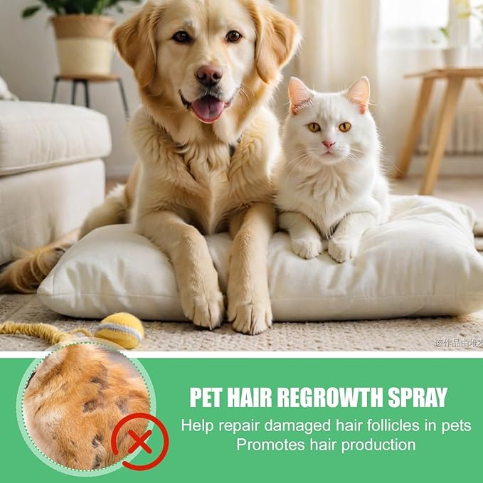 Leave-in Conditioning Spray for Dogs & Cats, 30ml - Tangle & Shed Control with Natural Oils, Promotes Shiny, Silky Coat & Soothes Skin