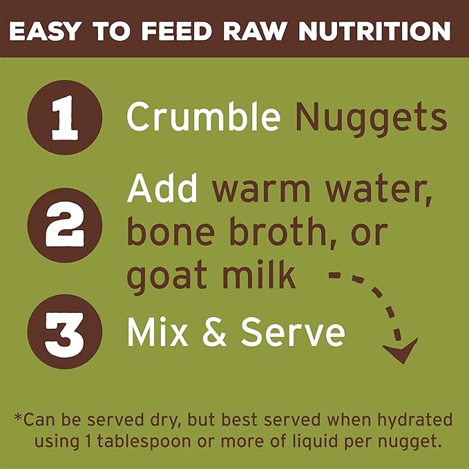 Primal Freeze Dried Dog Food, Pronto Mini Nuggets, Lamb; Scoop & Serve, Complete & Balanced Meal; Also Use as Topper or Treat; Premium, Healthy, Grain Free, High Protein Raw Dog Food (16 oz)