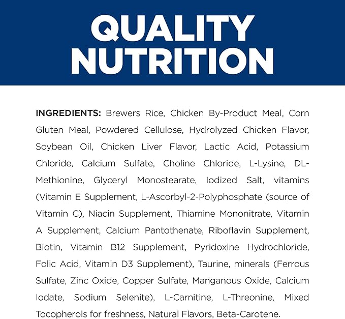Hill's Prescription Diet r/d Weight Reduction Chicken Flavor Dry Cat Food, Veterinary Diet, 4 lb. Bag