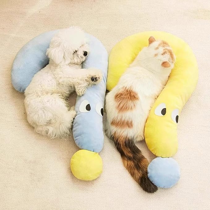 Peiiwdc Pillows for Pet Cats Dogs Sleeps Mats Soft and Thick Pillows Supply Comfortable Bedding
