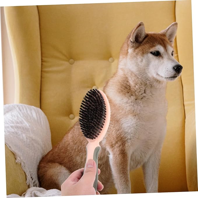 TOYANDONA Sturdy Pet Grooming Brush Ergonomic Cat Comb for Home Use Matted Fur Remover