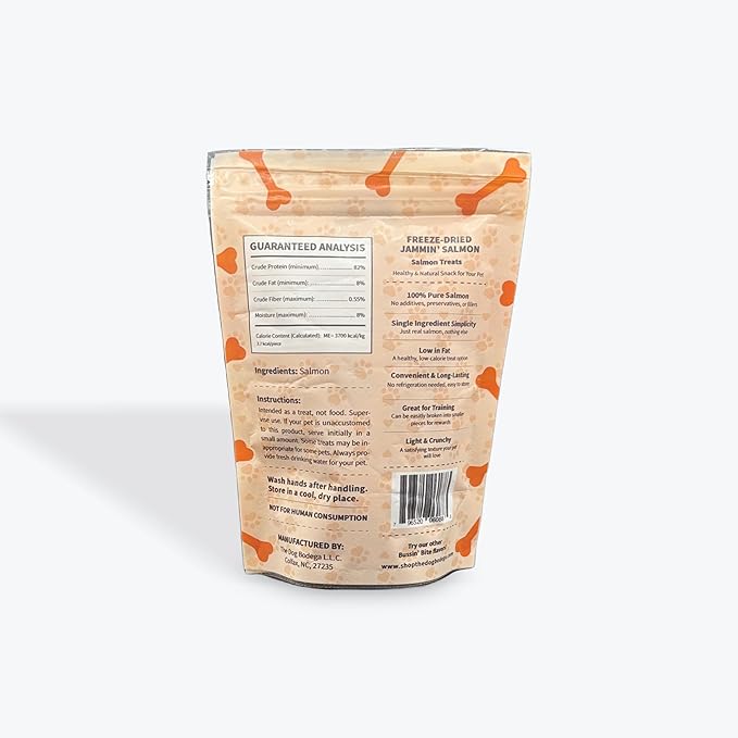 Bussin' Bites Premium Human Grade Freeze Dried Dog Treats/Cat Treats Training Treats and Meal Topper (2 oz, Salmon)