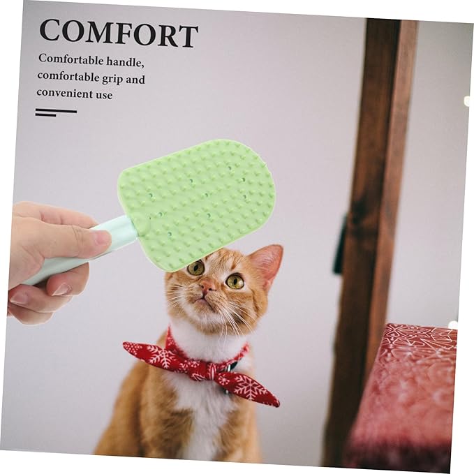 MERRYHAPY 3pcs Cat Grooming Brush for Haired Cats Dual-sided Washable Tool for Reducing Shedding and for Indoor Use