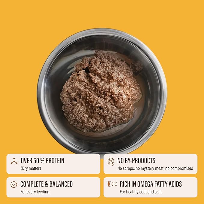 Chewer´S Joy - Wet Dog Food - Variety Pack – 4 Flavors: Beef & Chicken, Chicken & Salmon, Chicken & Rice, Beef & Vegetables – Natural Pâté – Canned Dog Food - Protein-Rich for Vitality - 12Pack (3oz)