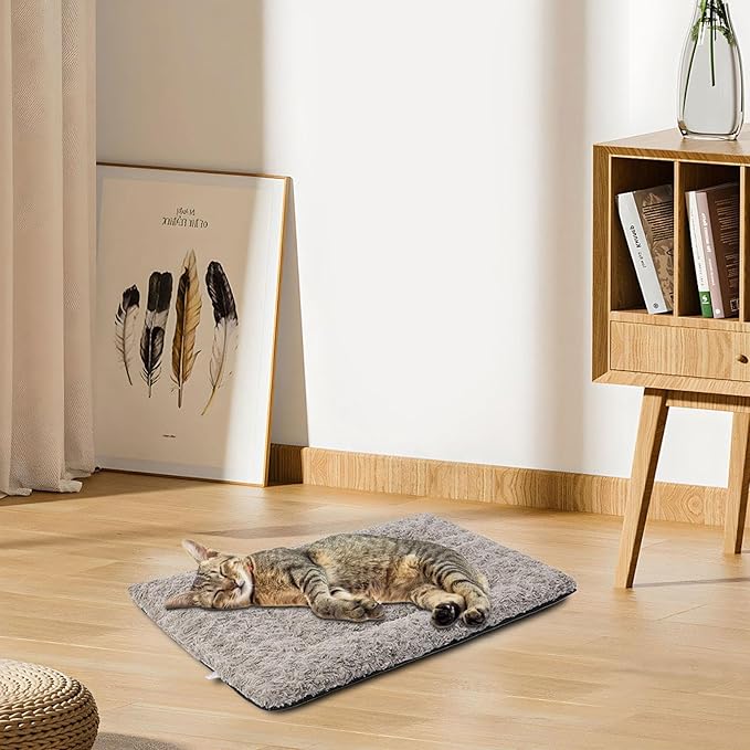 Dog Crate Bed Washable – Premium Functional Lightweight Compact Sturdy Pet, Modern, Cat Supplies, Durable, All Seasons Soft Beds Cats | Multipurpose Outdoor Indoor Utility Versatile