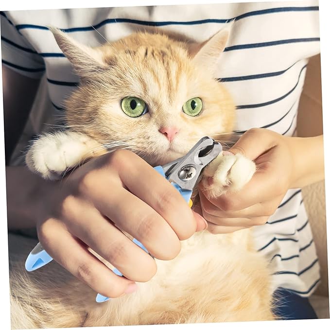 Totority Household Cat Nail Clipper Ergonomic Design Blades for Easy Trimming Portable Pet Grooming Tool for Cats and Animals Safe Comfortable Use
