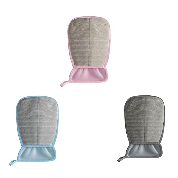 Reusable Deshedding Gloves for Pets Static Hair Removal Brush Washable Dog Cats Grooming Tool for Sofa Car Pet