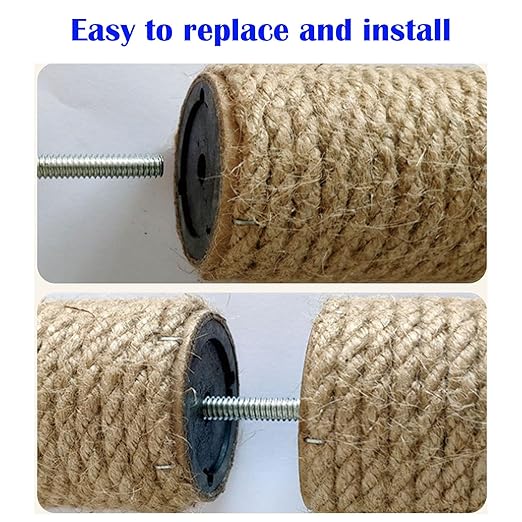 17PCS Cat Scratching Post Replacement Screws, Cat Tree Replacement Parts with Allen Wrench M10 & M8 Scratching Post Replacement Threaded Bolts & Screws