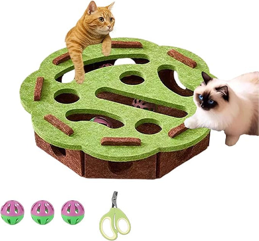 2026 New Cat Nail File Box, Nail File Box for Cats Stress Alternative to Clippers and Grinders, Sandpaper Inside for Indoor Cats Scratching for Indoor Cat (A-2)