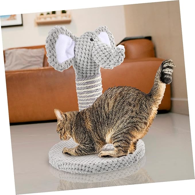 minkissy 2pcs Cat Scratching Post Kit with Sisal Vertical Claw Scratcher and Indoor Climbing Frame for Kittens and Small Cats