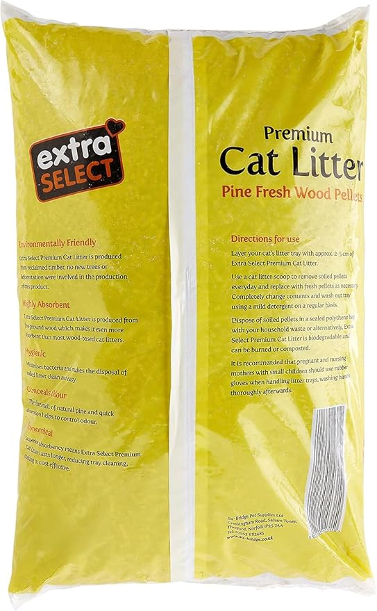 Extra Select Premium Wood Based Cat Litter, 15 L