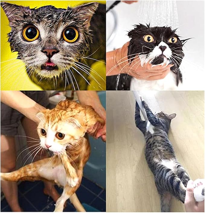 Cats Grooming Bag for Nail Cutting Fixed Mesh for Hair Cutting Scratchproof Trimming Bath Pet Supplies Cats Grooming Bag for Nail Trimming