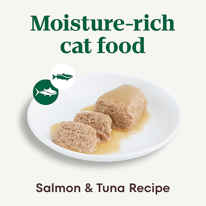 Nutro Perfect Portions Wet Cat Food Pate Salmon & Tuna Recipe, 2.64 oz. Twin-Pack Trays (24 Count, Pack of 1)