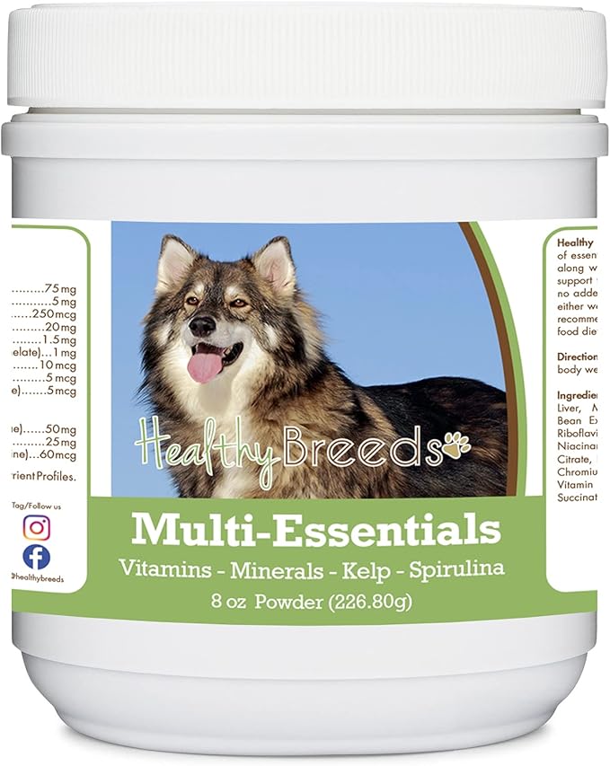 Healthy Breeds Utonagan Multi-Essentials Powder for Dogs - an Ideal Supplement of Vitamins, Minerals & Antioxidants for Your Dog - 8 oz