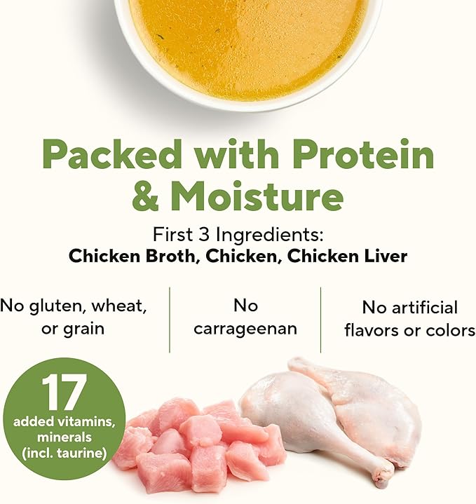 Dave's Pet Food Grain Free Wet Cat Food (Farmyard Fowl, Chicken & Duck), Made in USA Naturally Healthy Canned, Added Vitamins & Minerals, 5.5 oz Cans (24 Pack)