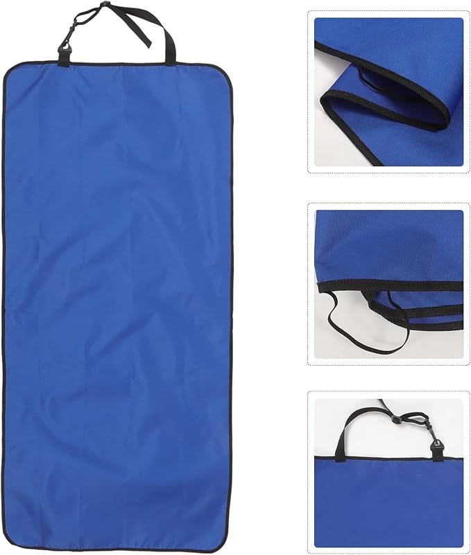 Toyvian Waterproof Car Seat Cover for Dogs, Pet Protector Mat with Scratch-Resistant Oxford Fabric, Single Seat 106x49 Cm, Blue, Automotive Pet Supplies for Travel and Vehicle Use