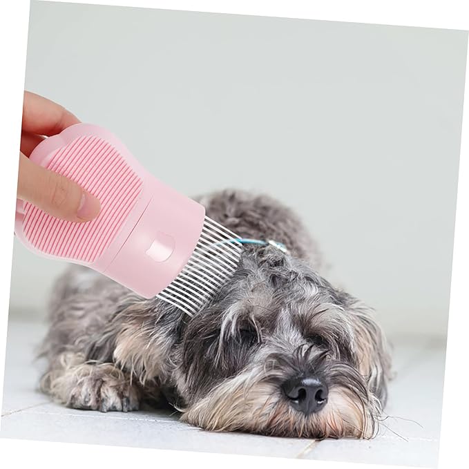 SUPVOX Cat Grooming Comb for Cats and Dogs PET Hair Remover Brush Massage Function Detangling Needle Rake Comb Pets