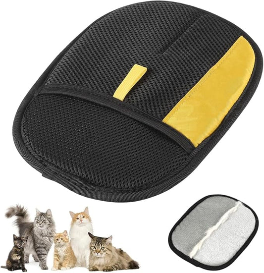 2025 Thickened Strong Pet Hair Removal Glove for Cats & Dogs, Electrostatic Gloves for Pet Grooming, Reusable Quick De-Shedding Gloves for Couch, Clothing, Carpet, Furniture, Car Seats (1pc) (1PCS)