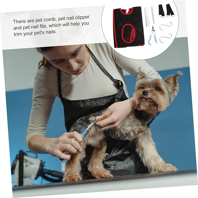 1 Set Nail Trimming Tools Cat Grooming Hammock Dog Grooming Hammock Pet Grooming Tools Kitten Grooming Hammock Cat Grooming Helper Pet Grooming Hammock Sandwich Breathable Mesh