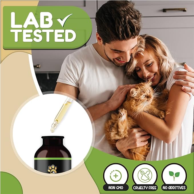 Billion Pets - Hemp Oil for Dogs and Cats - Helps with Anxiety, Pain, Stress, Sleep, Arthritis, Seizures Relief - Hip and Joint Support - Calming Drops