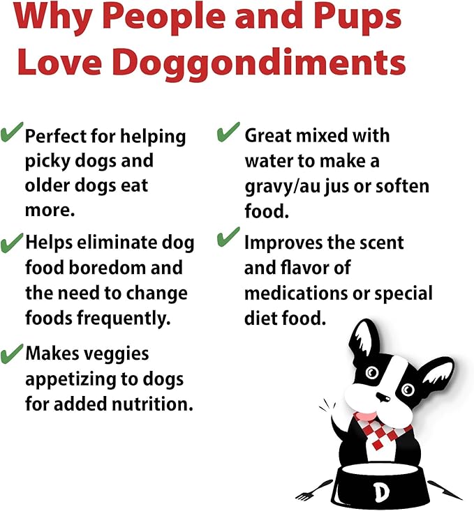 Pizza Pie Delight Dog Food Topper, Fun People Food Flavors, Powder, Small & Large Breeds, Made in USA