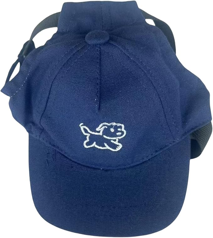 Permeable Cotton Dog Hat with Regulable Strap Sun Protective Baseball Puppies Headwear Pet Supply Pet Sun Protecting