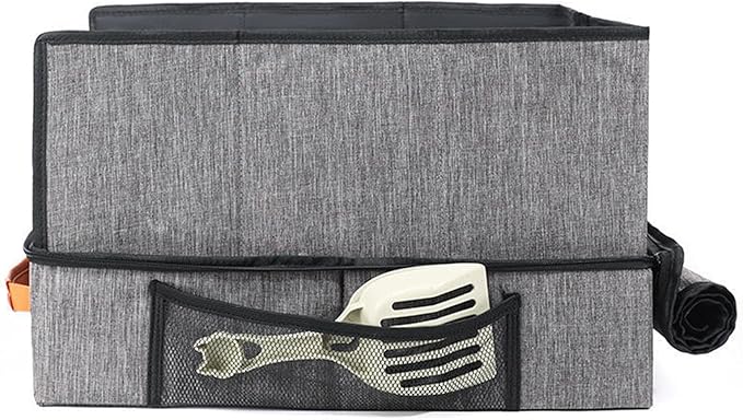 Portable Cat Litter Box - Folding Travel Pan, Compact Pet Container, Waterproof Poop Holder, Easy Clean Design | Lightweight Storage Organizer, for Road Trips Camping Apartment Car Hotel Indoor Cats