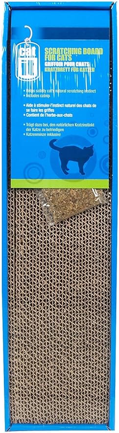 Catit Cat Scratcher with Catnip, Narrow Cat Board, 52410